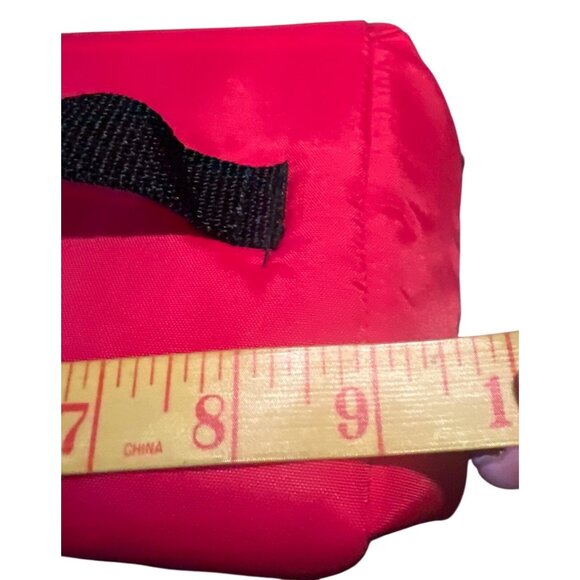 Vintage 90s Piggly Wiggly Red Insulated Lunch Bag With Handle - 9x6 Inches - Picture 4 of 6